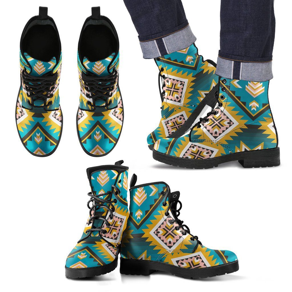 Native American Leather Boots Design NT009