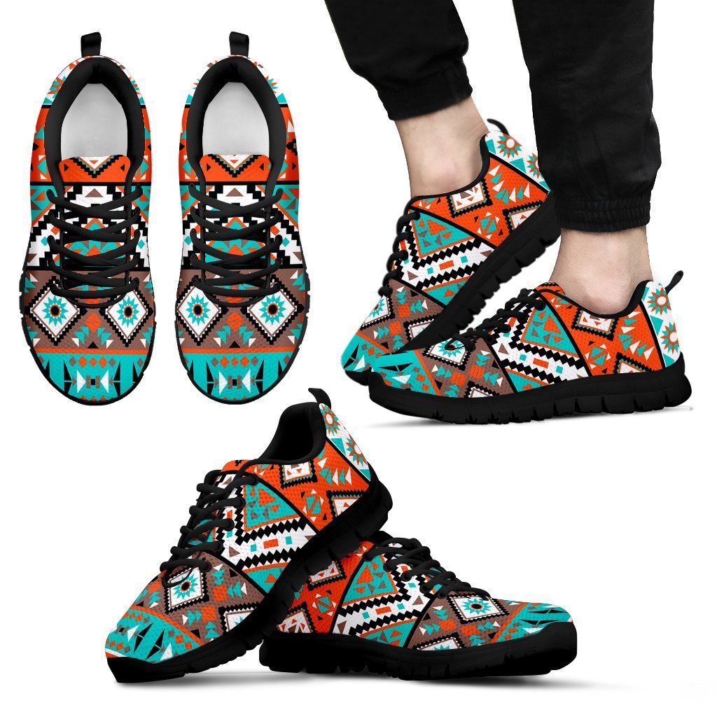 Native American Indian Pattern Men's Shoes NT088