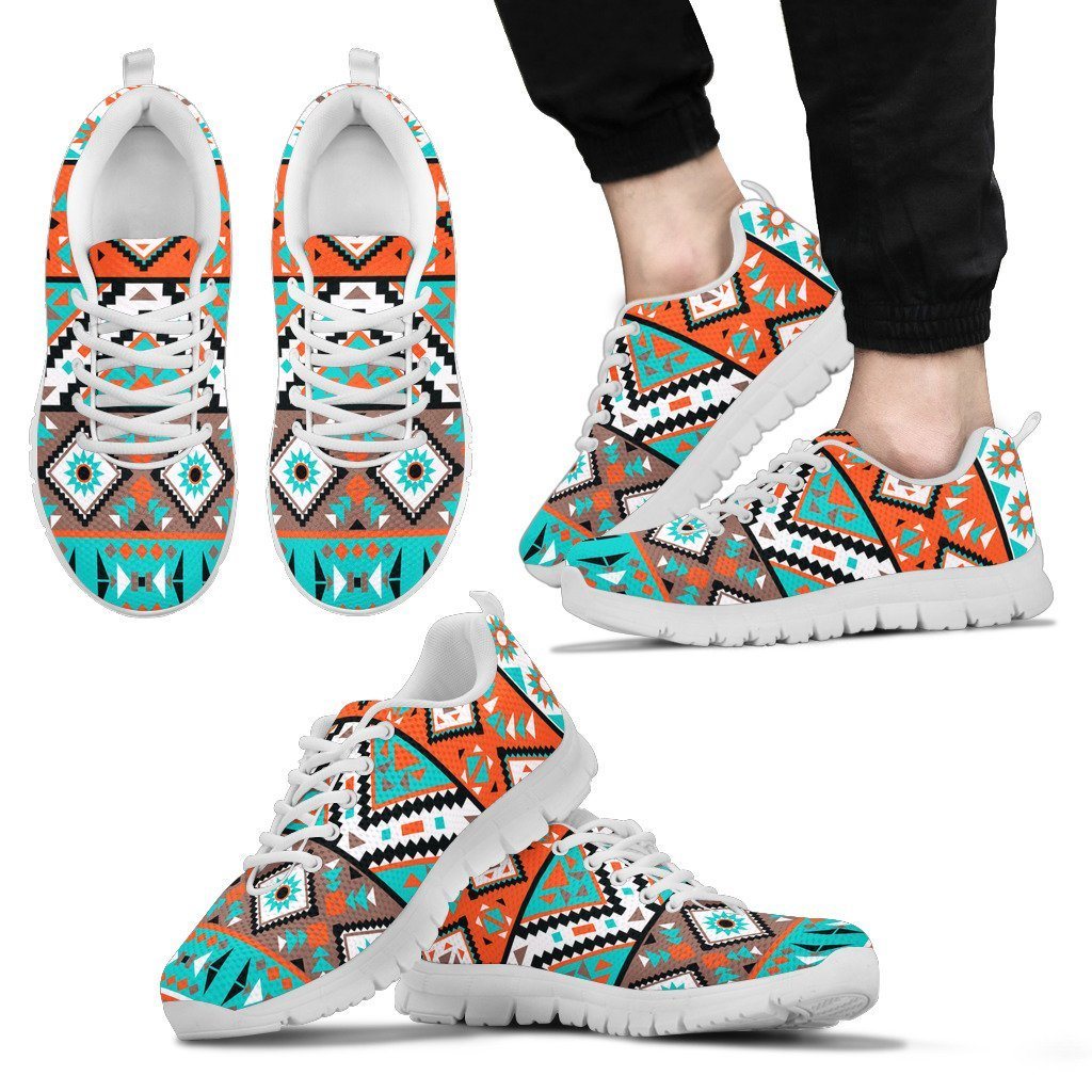 Native American Indian Pattern Men's Shoes NT088