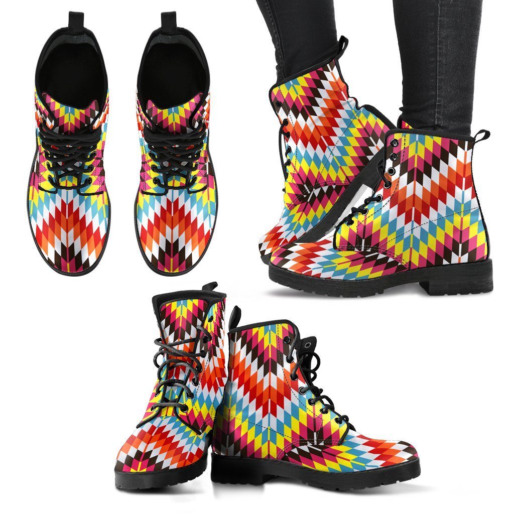 Native American Leather Boots Design NT015