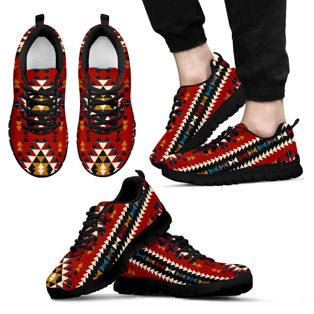 Native American Indian Pattern Men's Running Shoes NT029