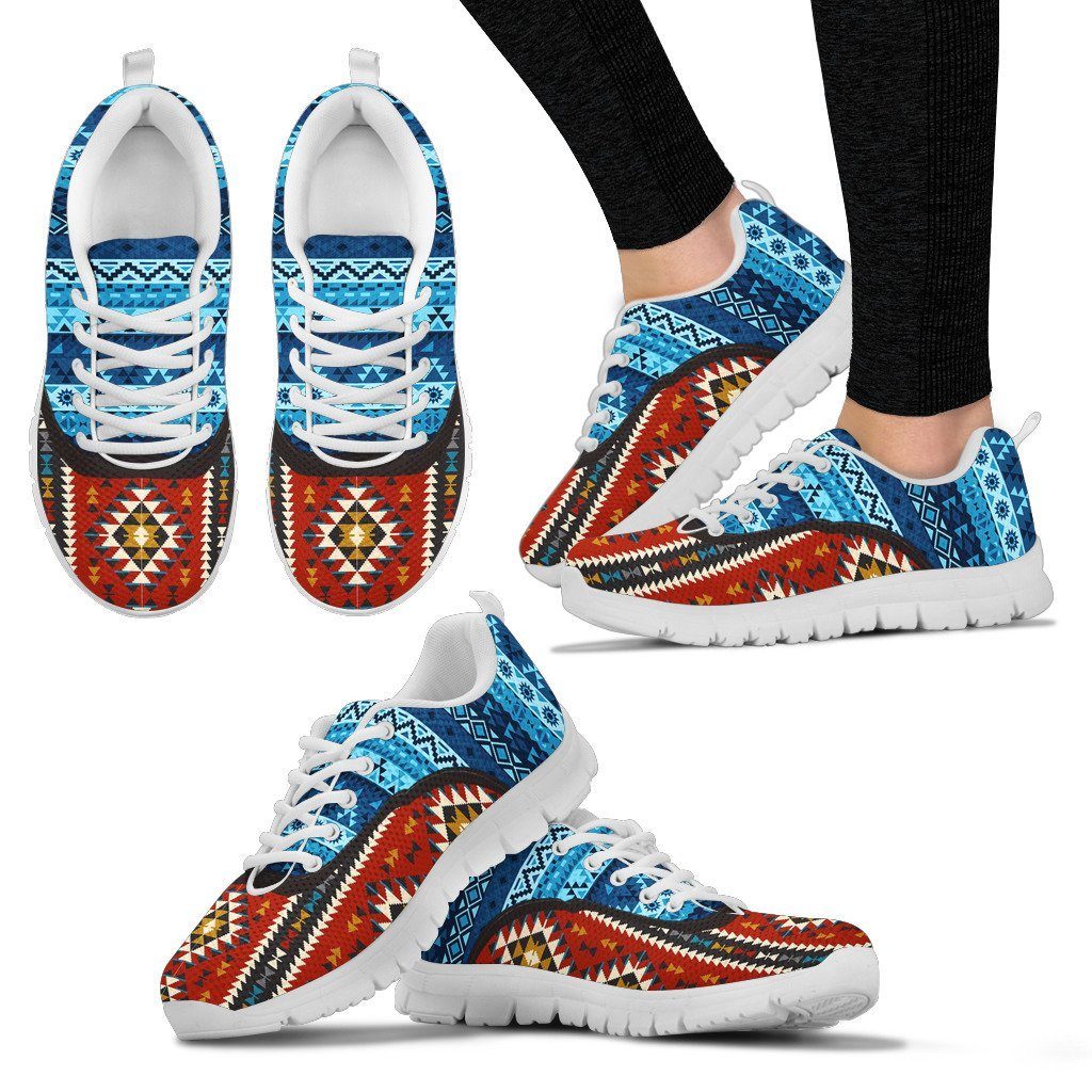 Native American Pattern Women's Costume Shoes NT095