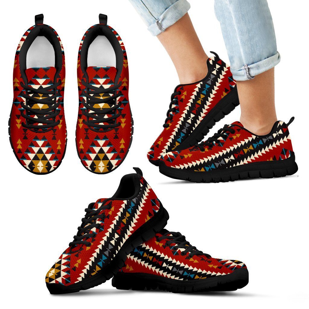 Native American Indian Pattern Kid's Running Shoes NT030
