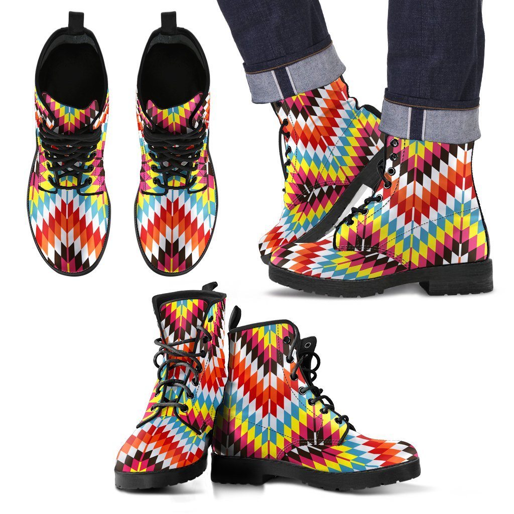 Native American Leather Boots Design NT015