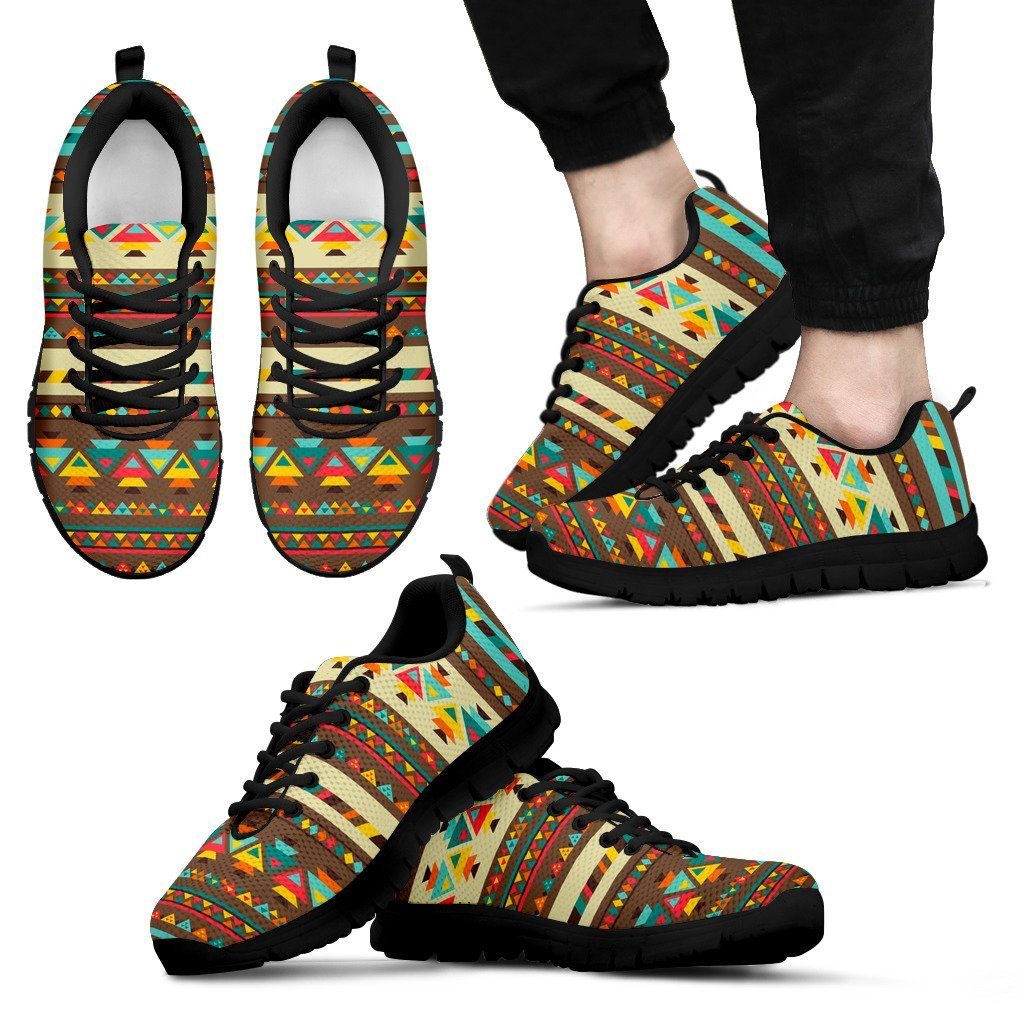 Native American Indian Pattern Men's Shoes NT085