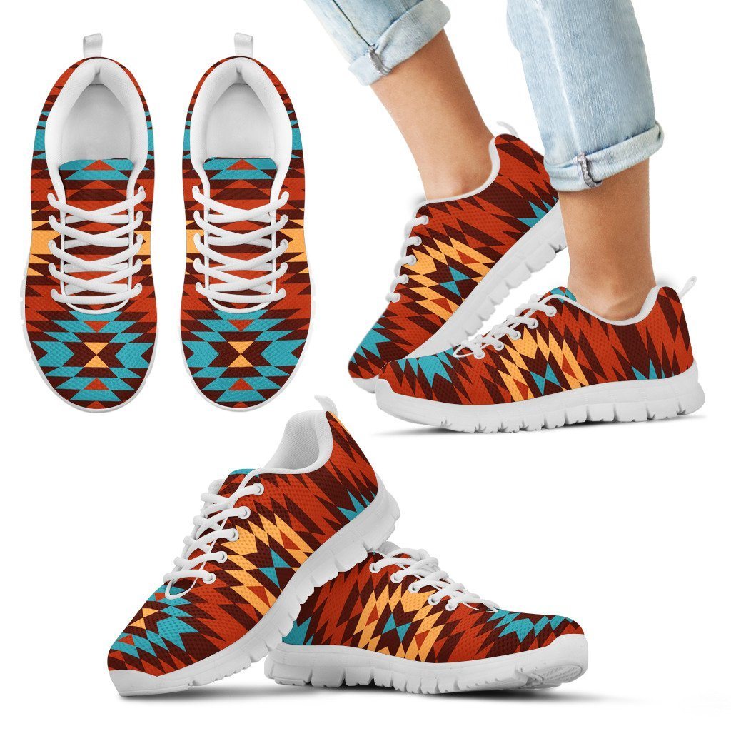 Native American Indian Pattern Kid's Sneakers NT027