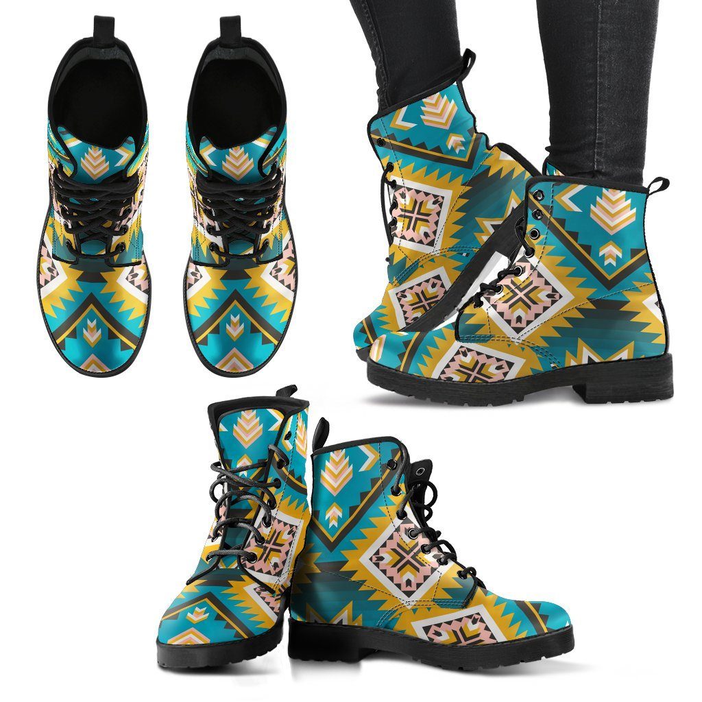 Native American Leather Boots Design NT009