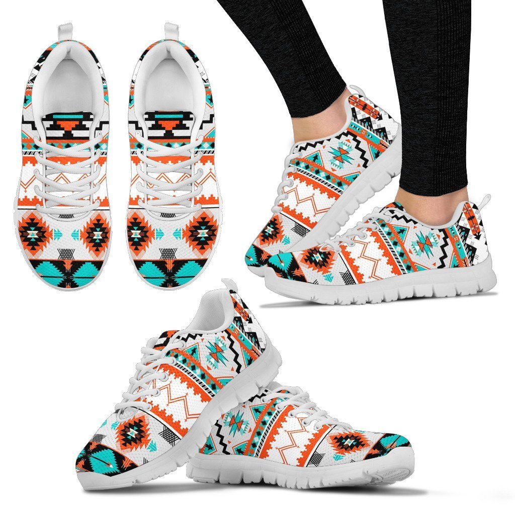 Native American Pattern Women's Running Shoes NT078