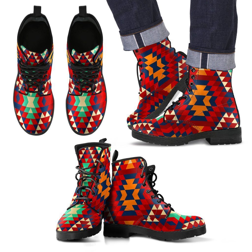 Native American Indian Leather Boots NT007