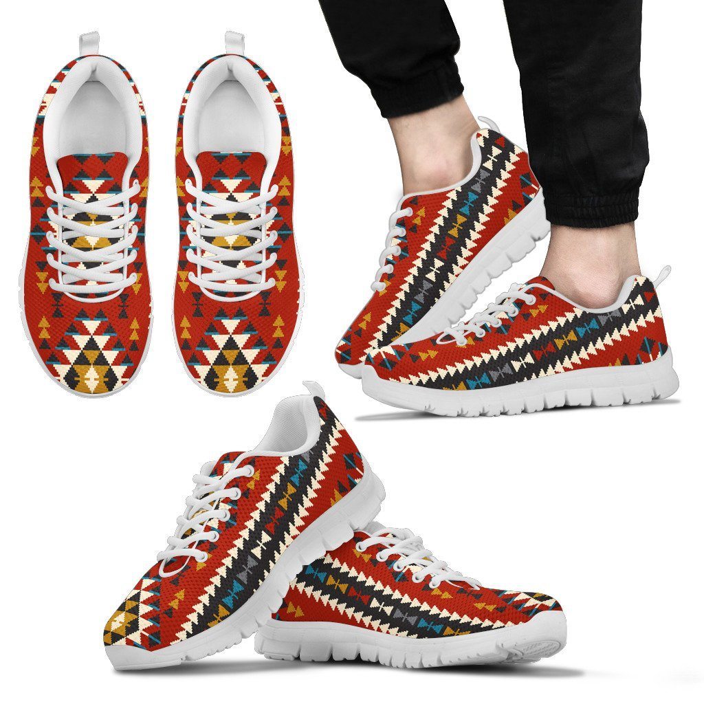 Native American Indian Pattern Men's Running Shoes NT029