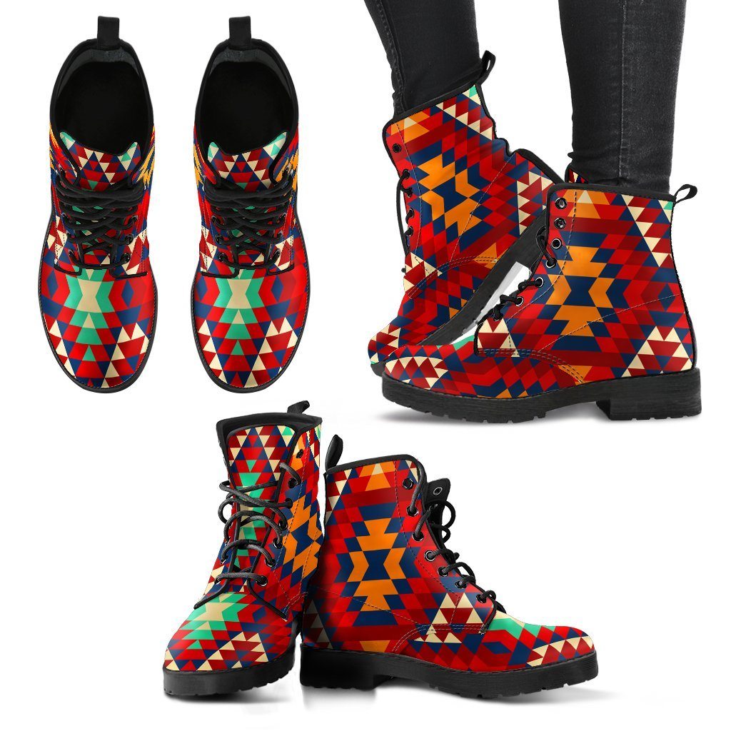 Native American Indian Leather Boots NT007