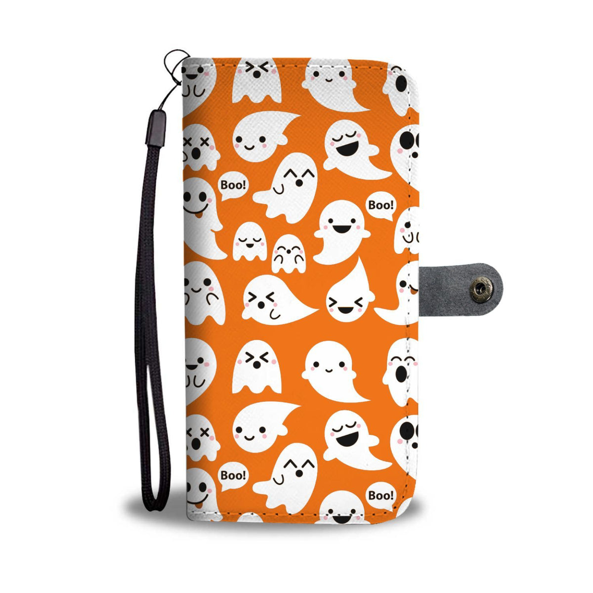 Halloween Boo Wallet Case