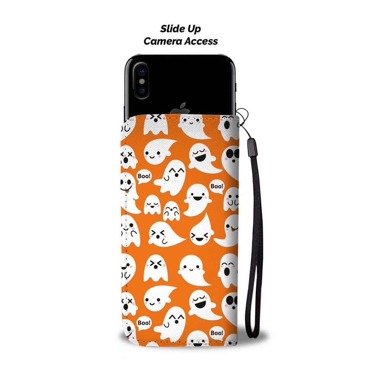 Halloween Boo Wallet Case