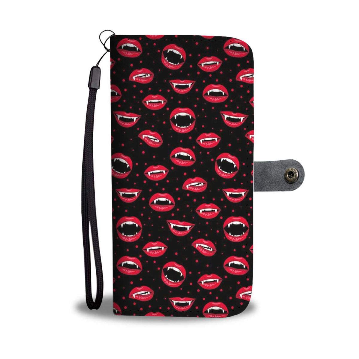 Halloween Vampire Wallet Case