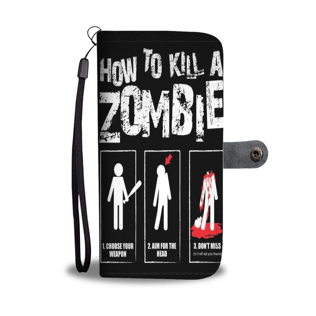 Halloween Zombie Wallet Case HLW028