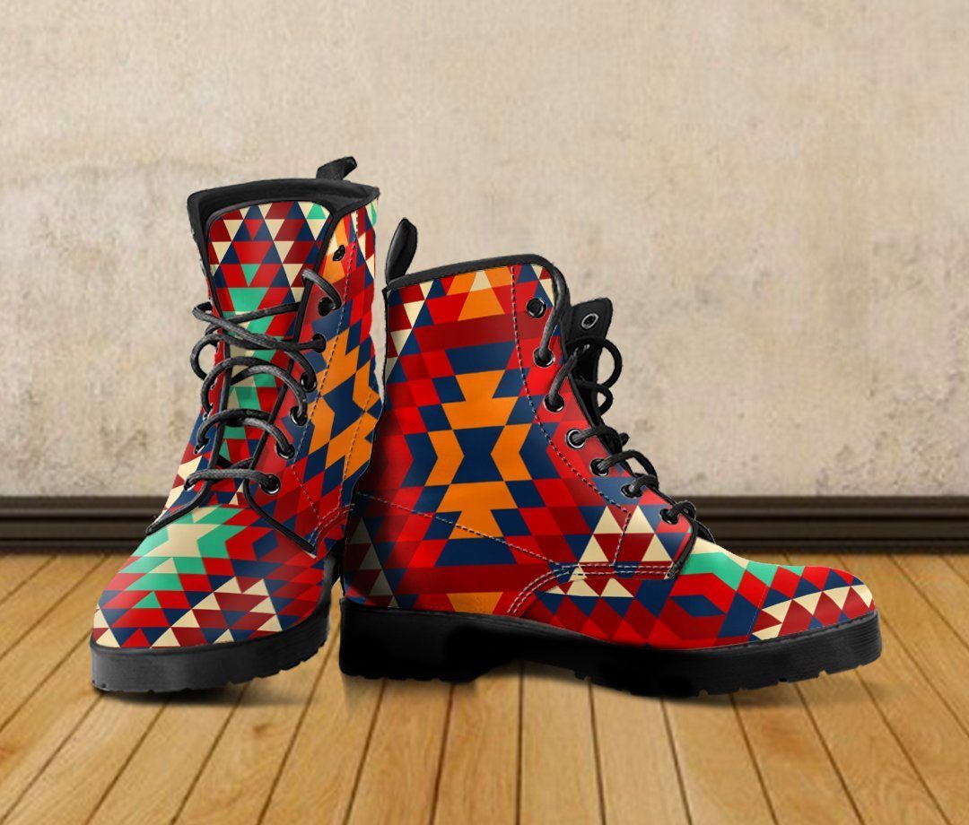 Native American Indian Leather Boots NT007