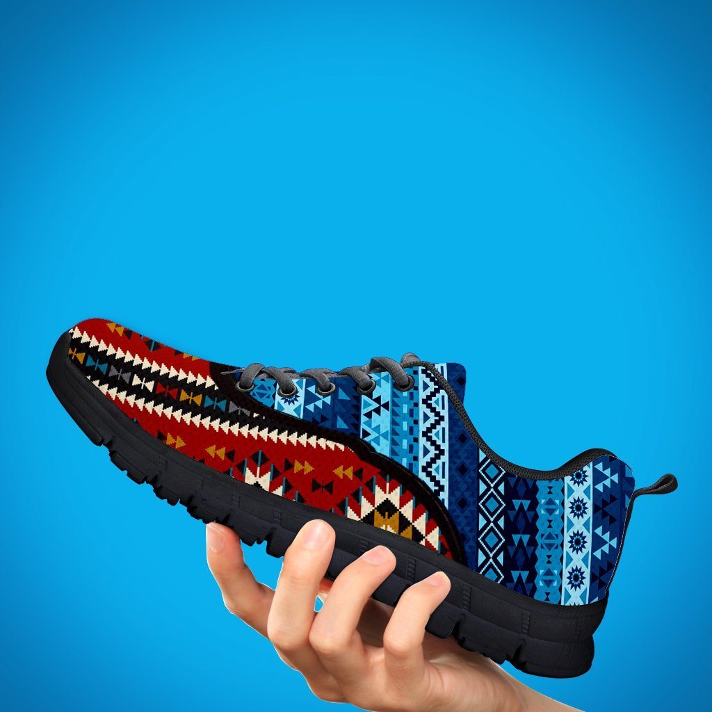 Native American Pattern Men's Costume Shoes NT096