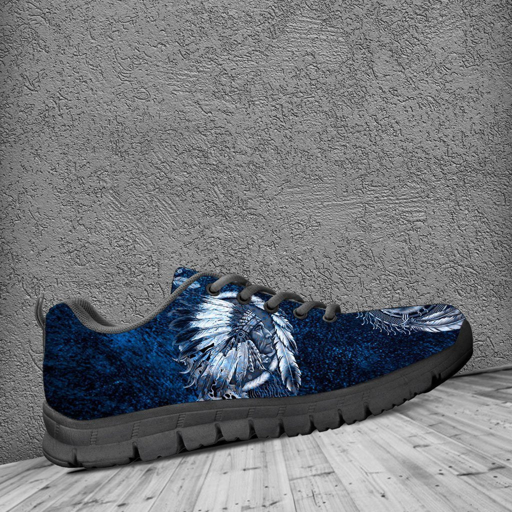 Native American Wolf Kid's Running Shoes NT100