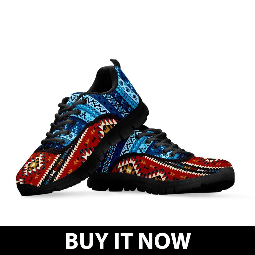 Native American Pattern Kid's Costume Shoes NT097