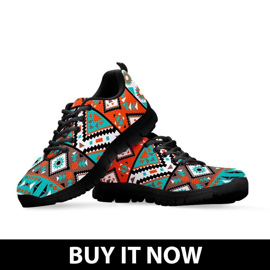 Native American Indian Pattern Kid's Shoes NT089