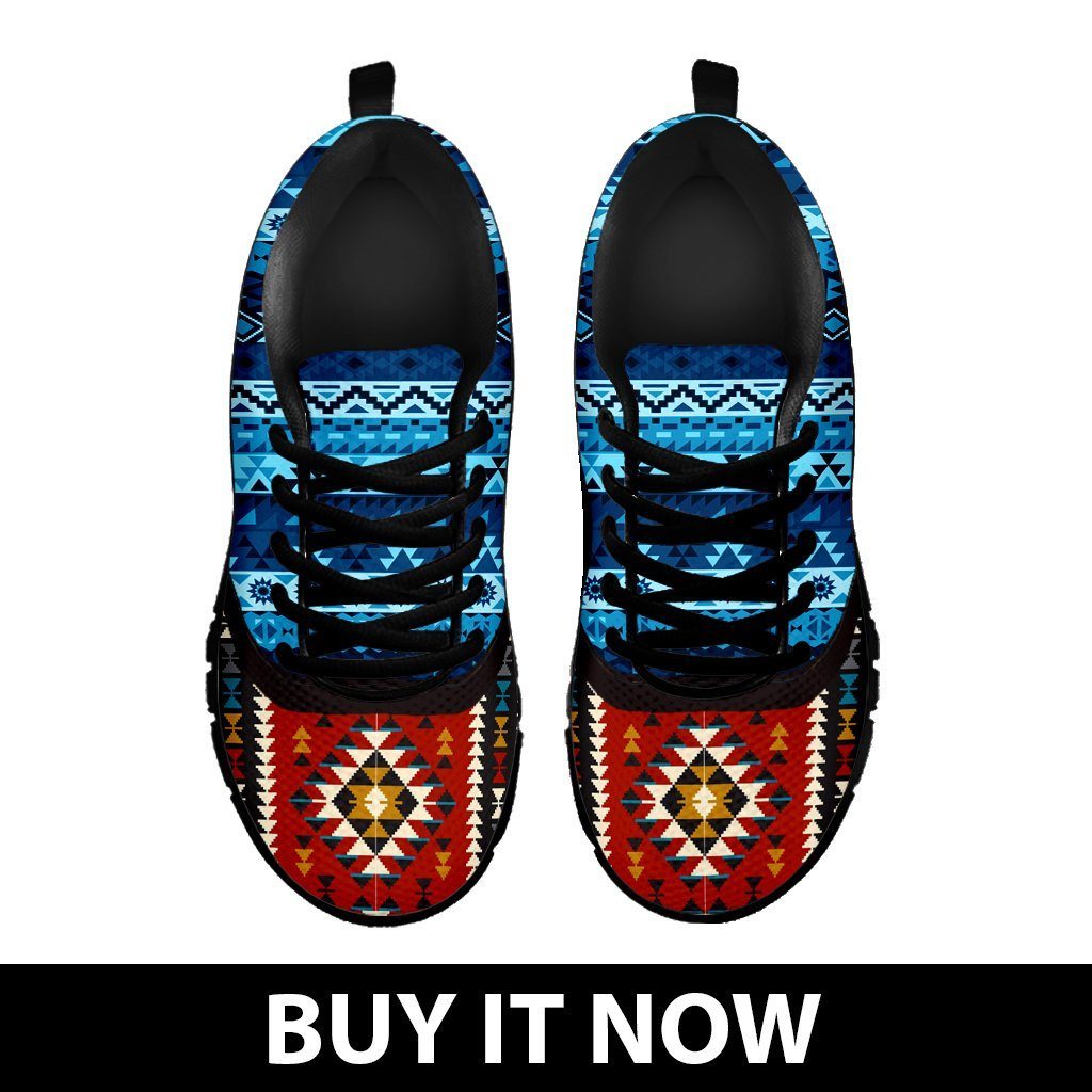 Native American Pattern Kid's Costume Shoes NT097