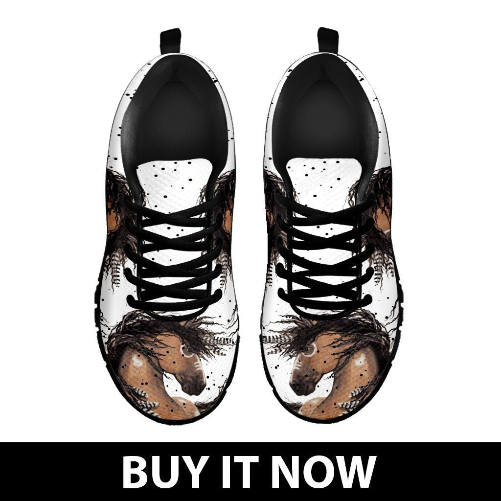 Native American Horse Kid's Running Shoes NT105