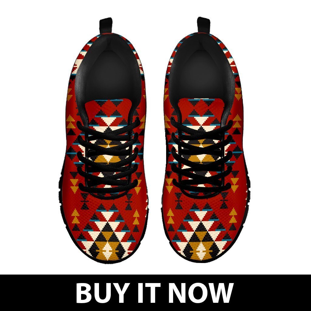 Native American Indian Pattern Women's Running Shoes NT028