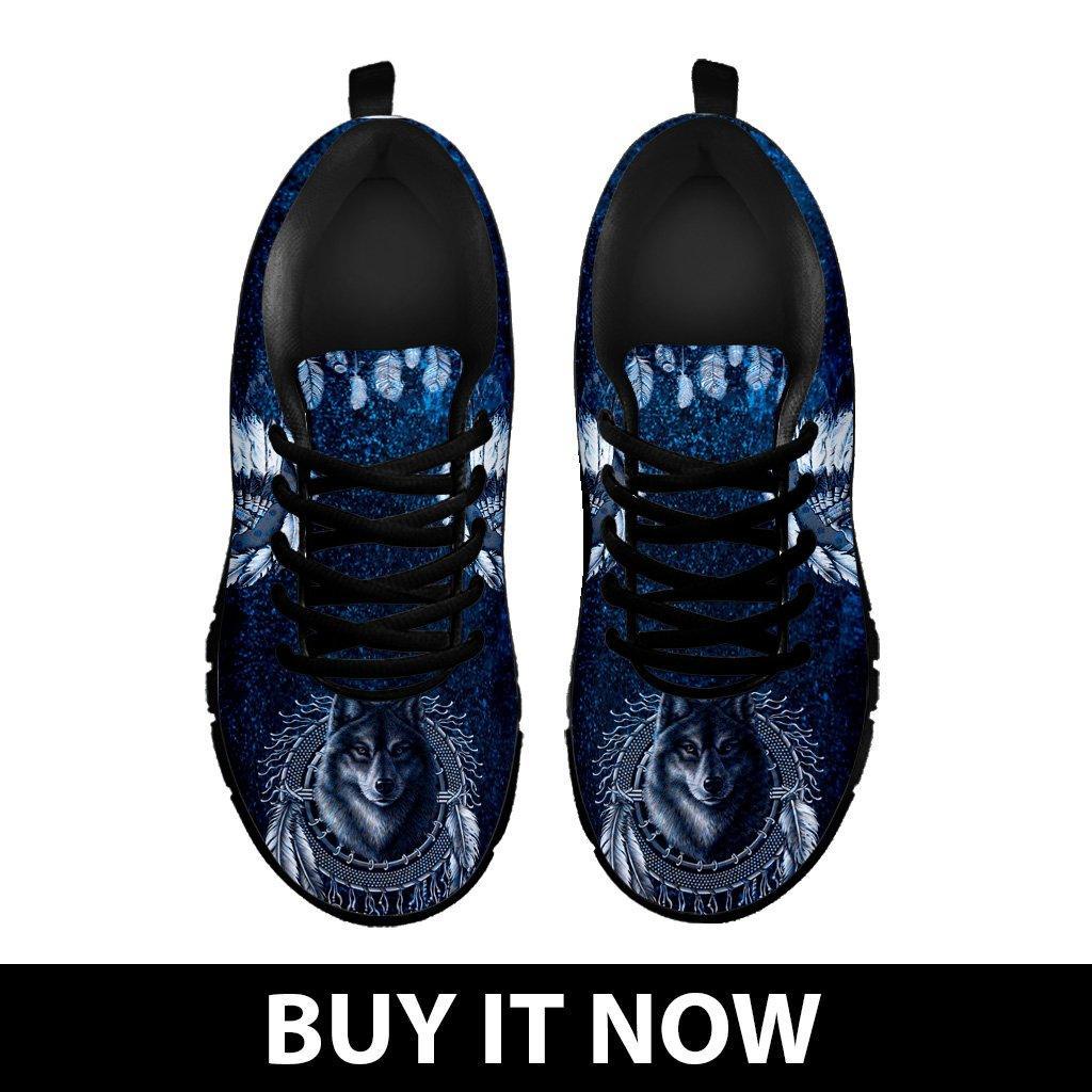 Native American Wolf Women's Running Shoes NT098
