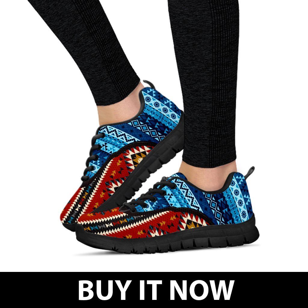 Native American Pattern Kid's Costume Shoes NT097