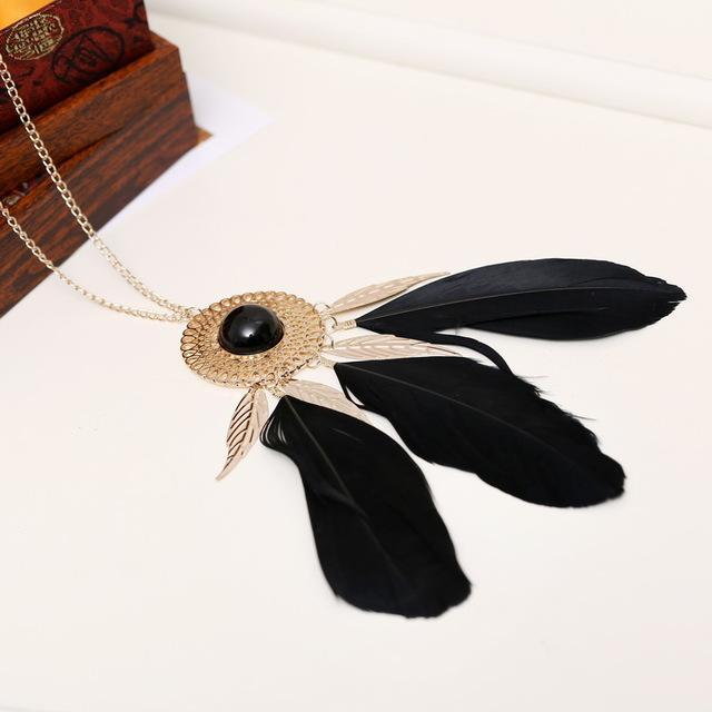 Native American Fringe Necklace