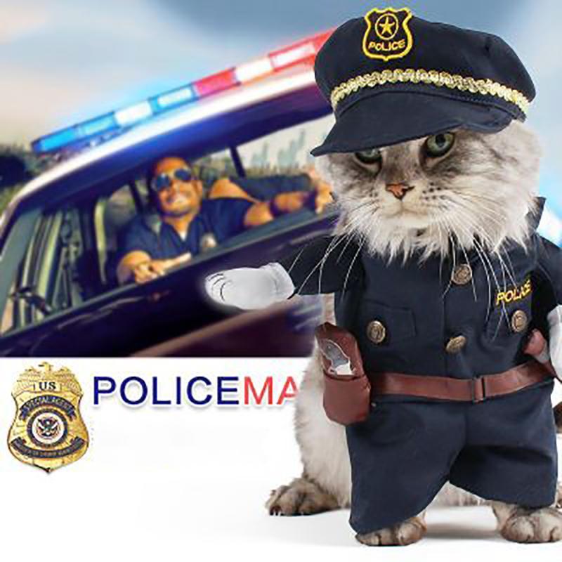 Halloween Policeman Costumes For Dogs & Cats