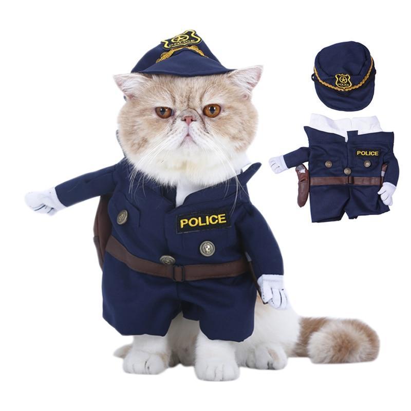 Halloween Policeman Costumes For Dogs & Cats