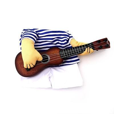 Funny Guitarist Costumes For Dogs & Cats