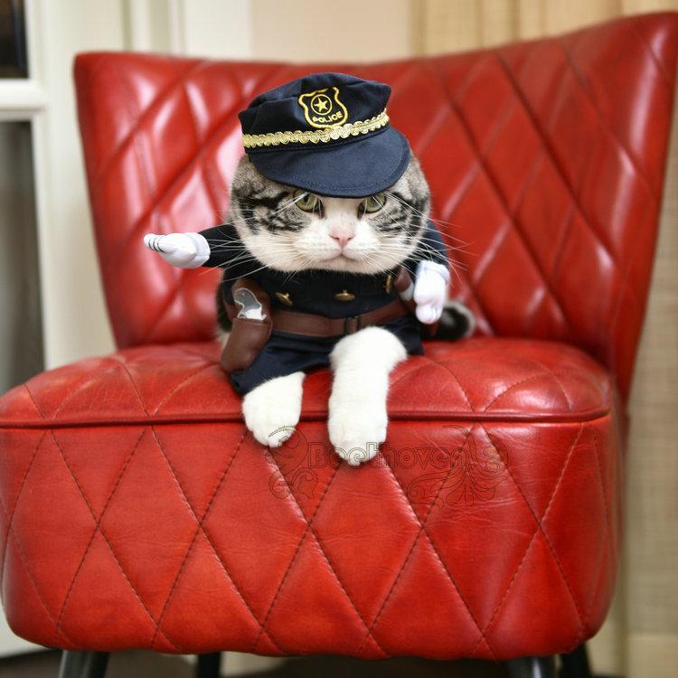 Halloween Policeman Costumes For Dogs & Cats