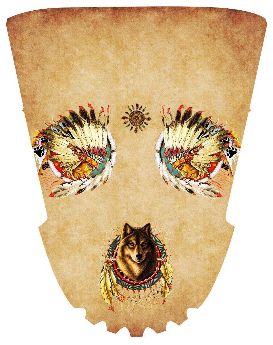 Native American And Wolf Men's Running Shoes NT108