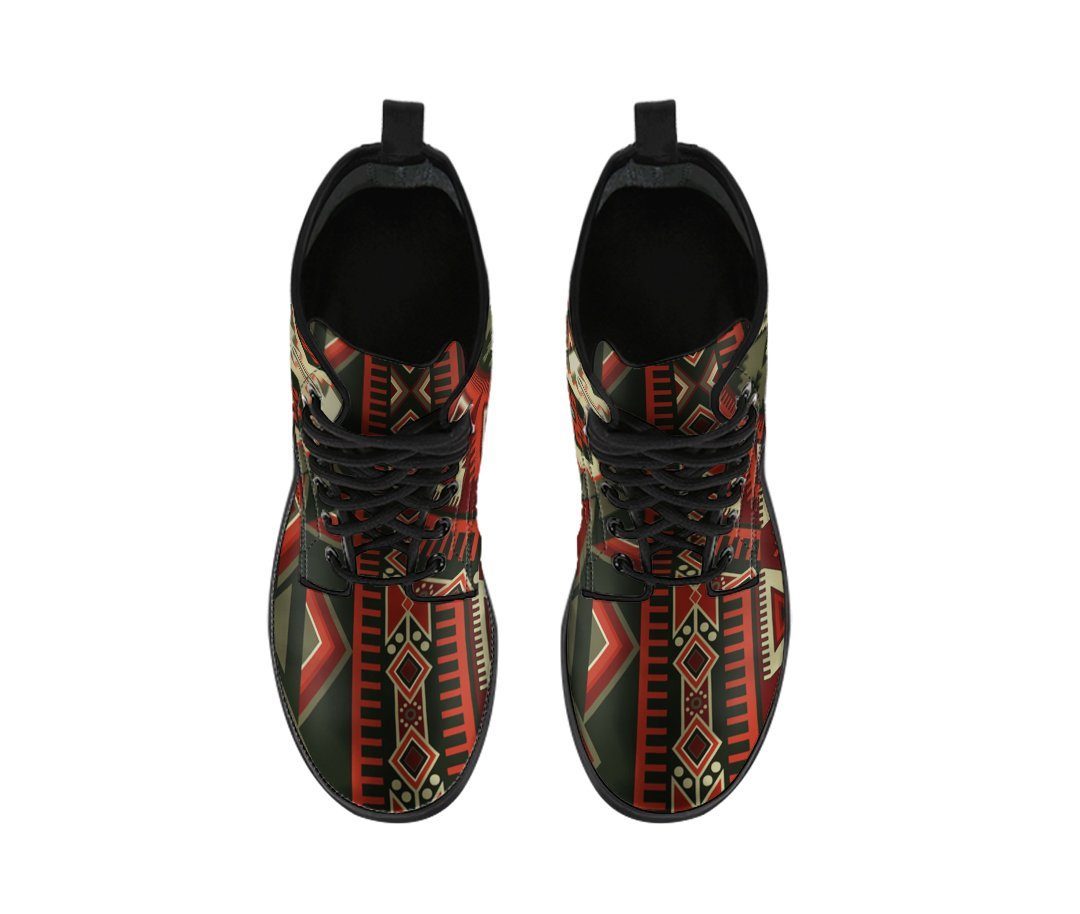 Native American Indian Leather Boots Design NT014