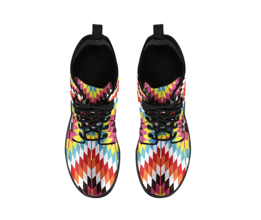 Native American Leather Boots Design NT015