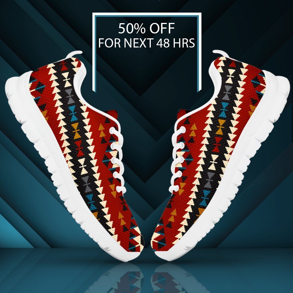 Native American Indian Pattern Men's Running Shoes NT029