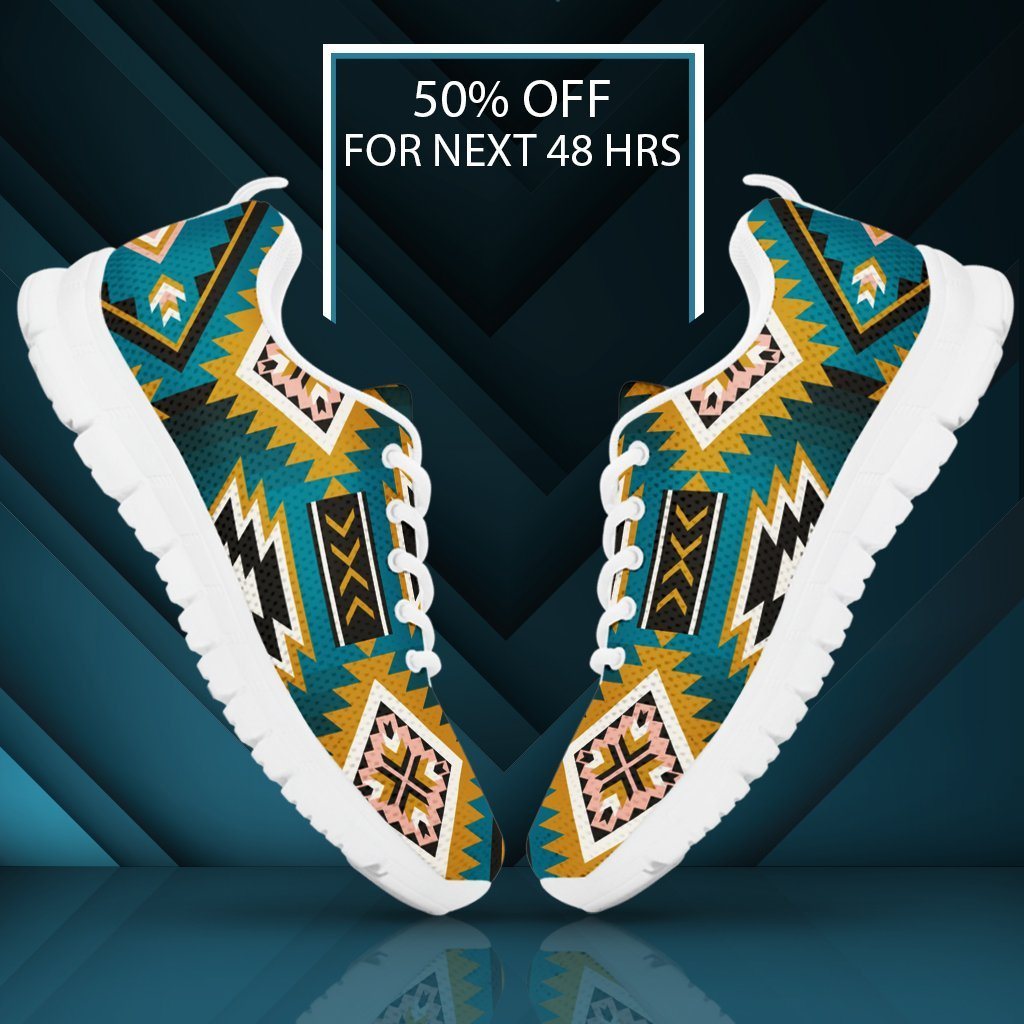 New Naive American Pattern Men's Sneakers NT044