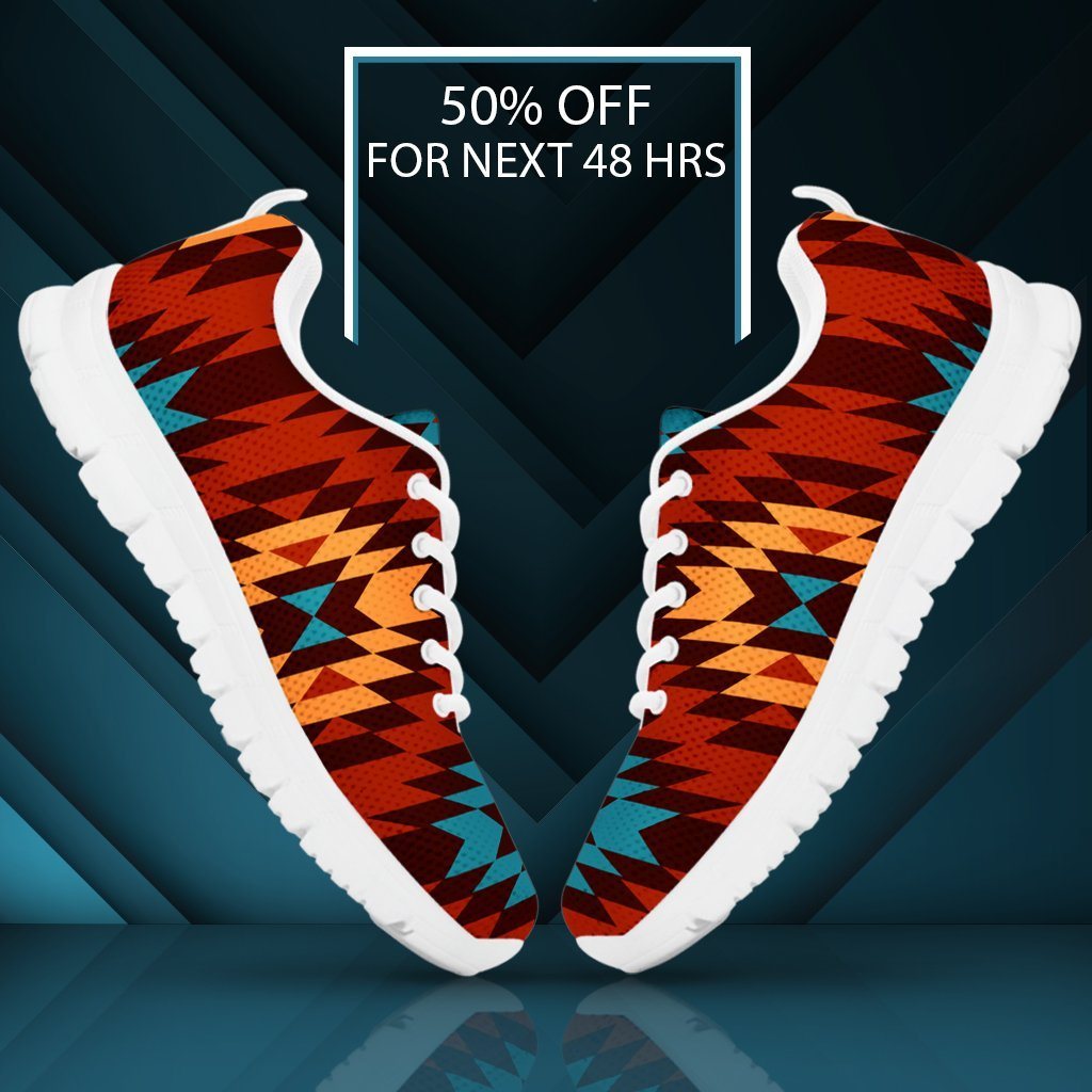 Native American Indian Pattern Kid's Sneakers NT027