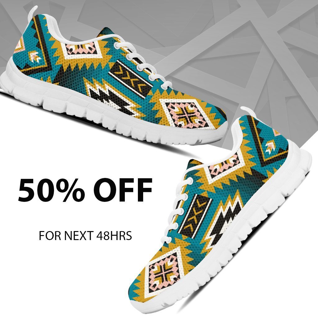 New Naive American Pattern Men's Sneakers NT044