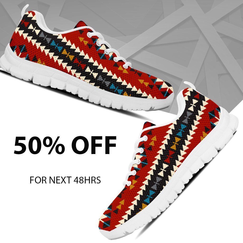 Native American Indian Pattern Kid's Running Shoes NT030