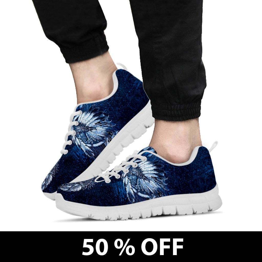 Native American Wolf Men's Running Shoes NT099