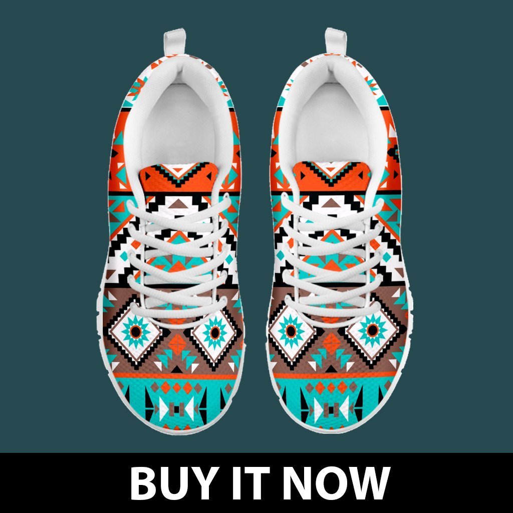 Native American Indian Pattern Kid's Shoes NT089