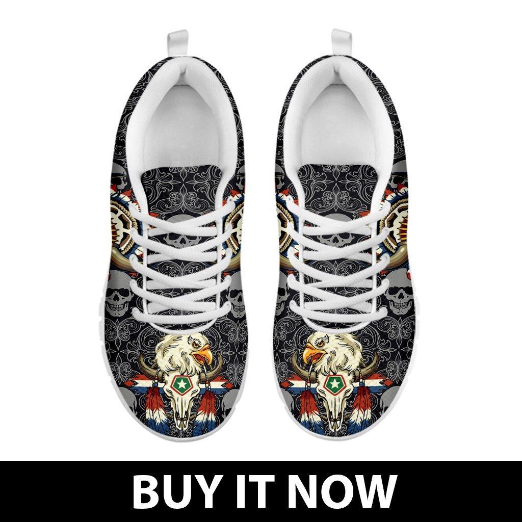Native American Skull Men's Running Shoes NT113