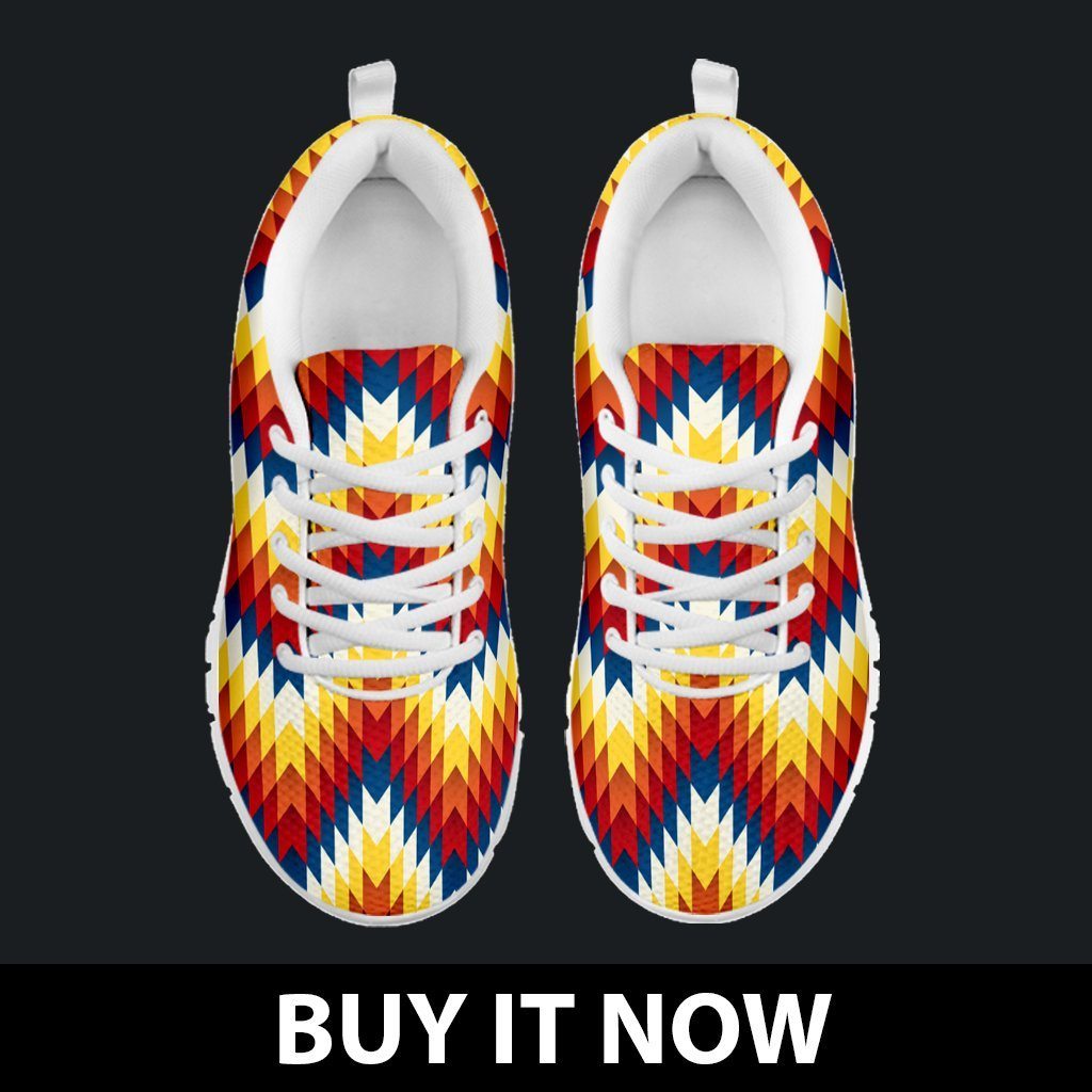 New Native American Indian Kid's Sneaker Design NT068