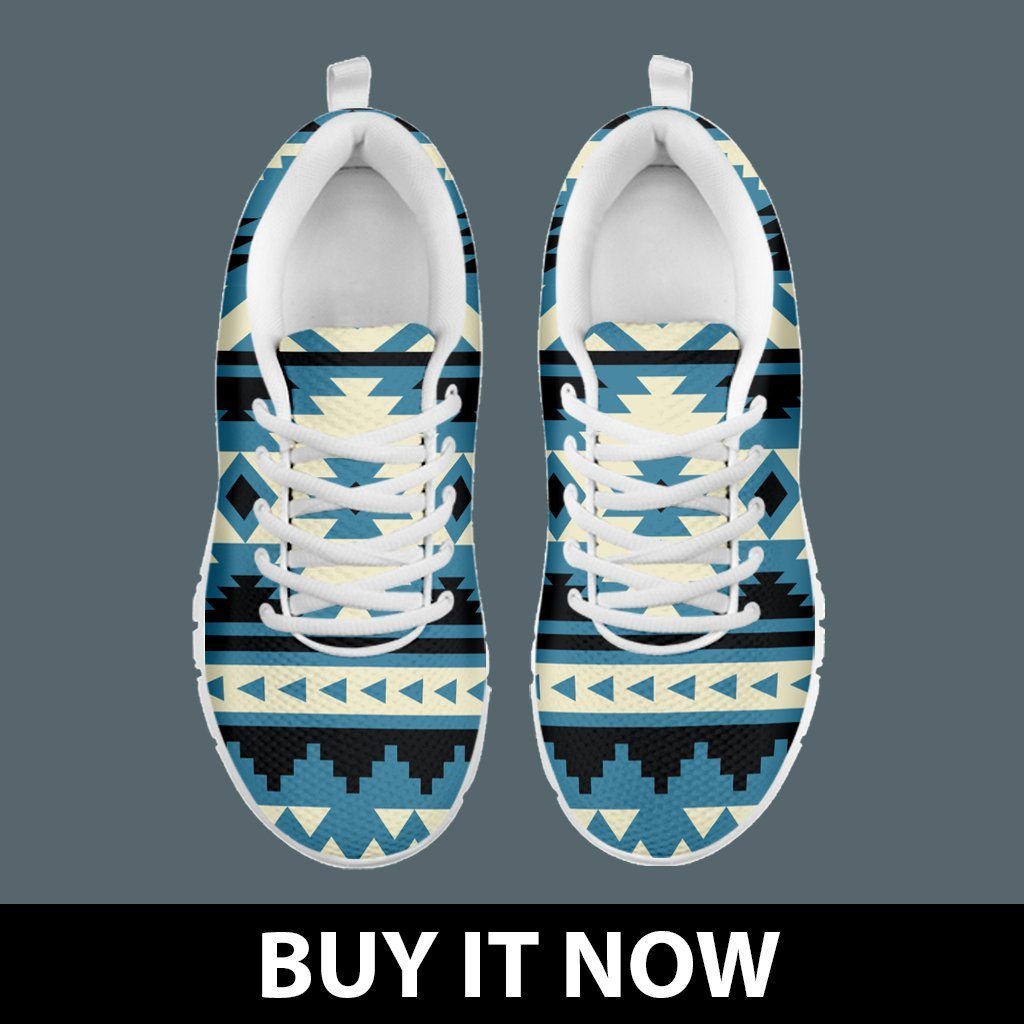 Native American Pattern Kid's Sneakers NT021