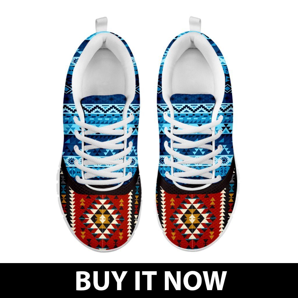 Native American Pattern Kid's Costume Shoes NT097