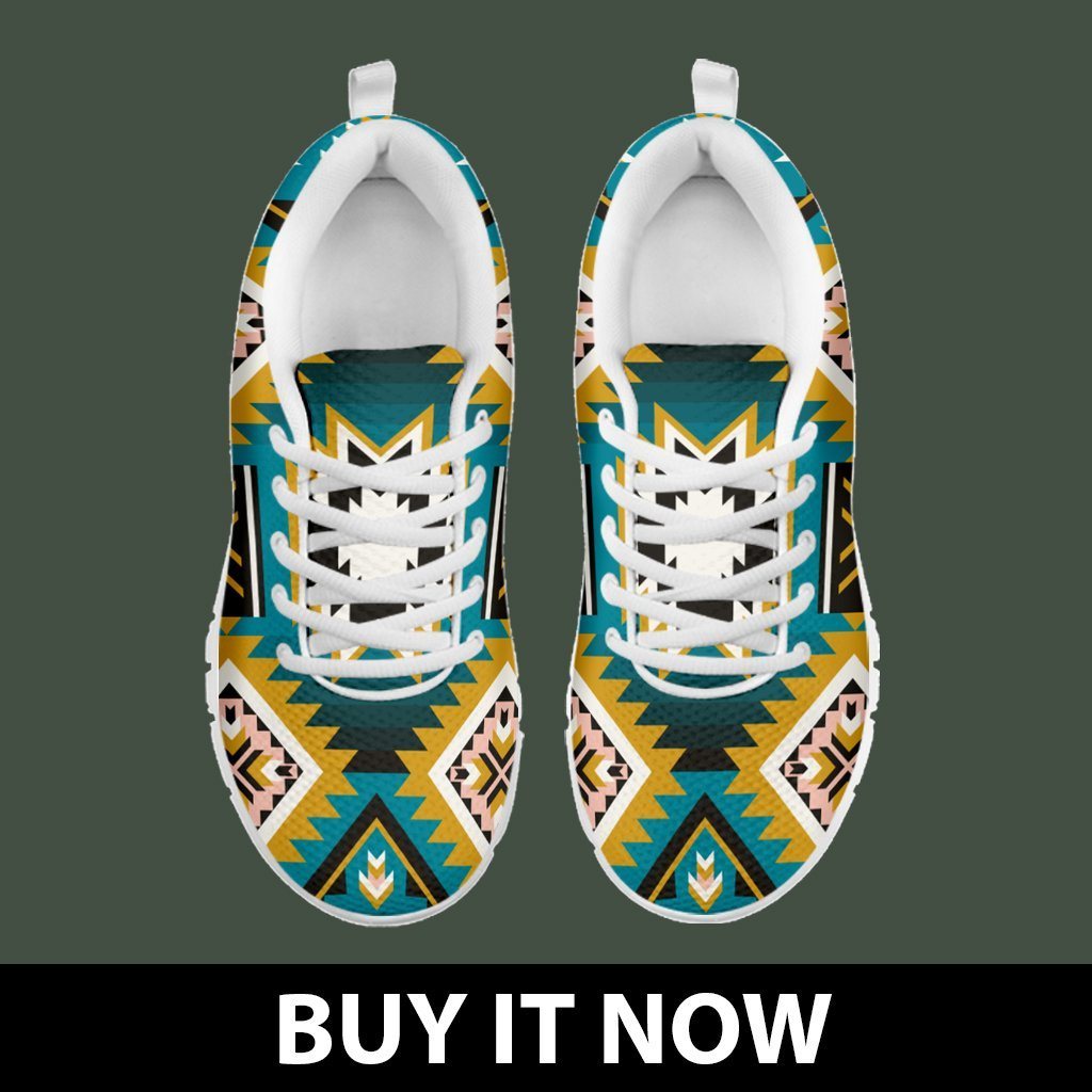 New Naive American Pattern Men's Sneakers NT044