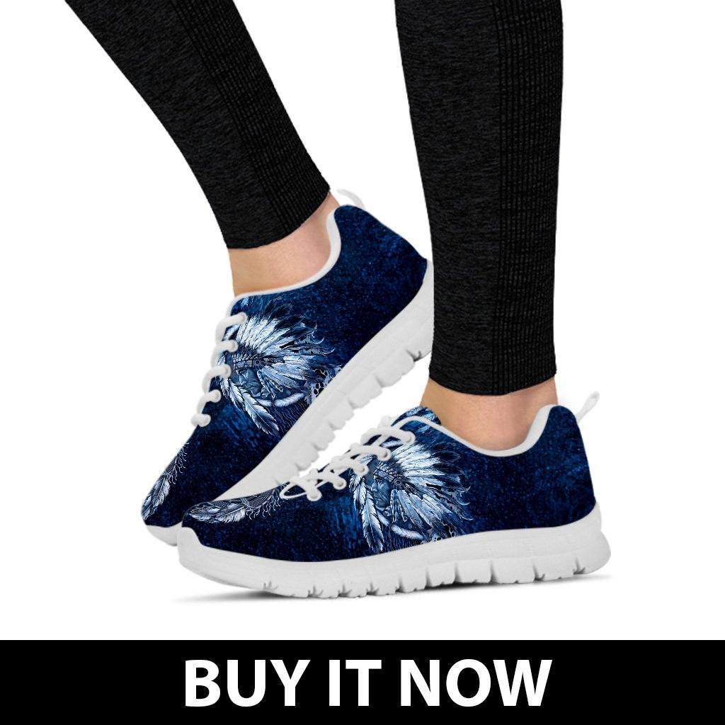 Native American Wolf Women's Running Shoes NT098